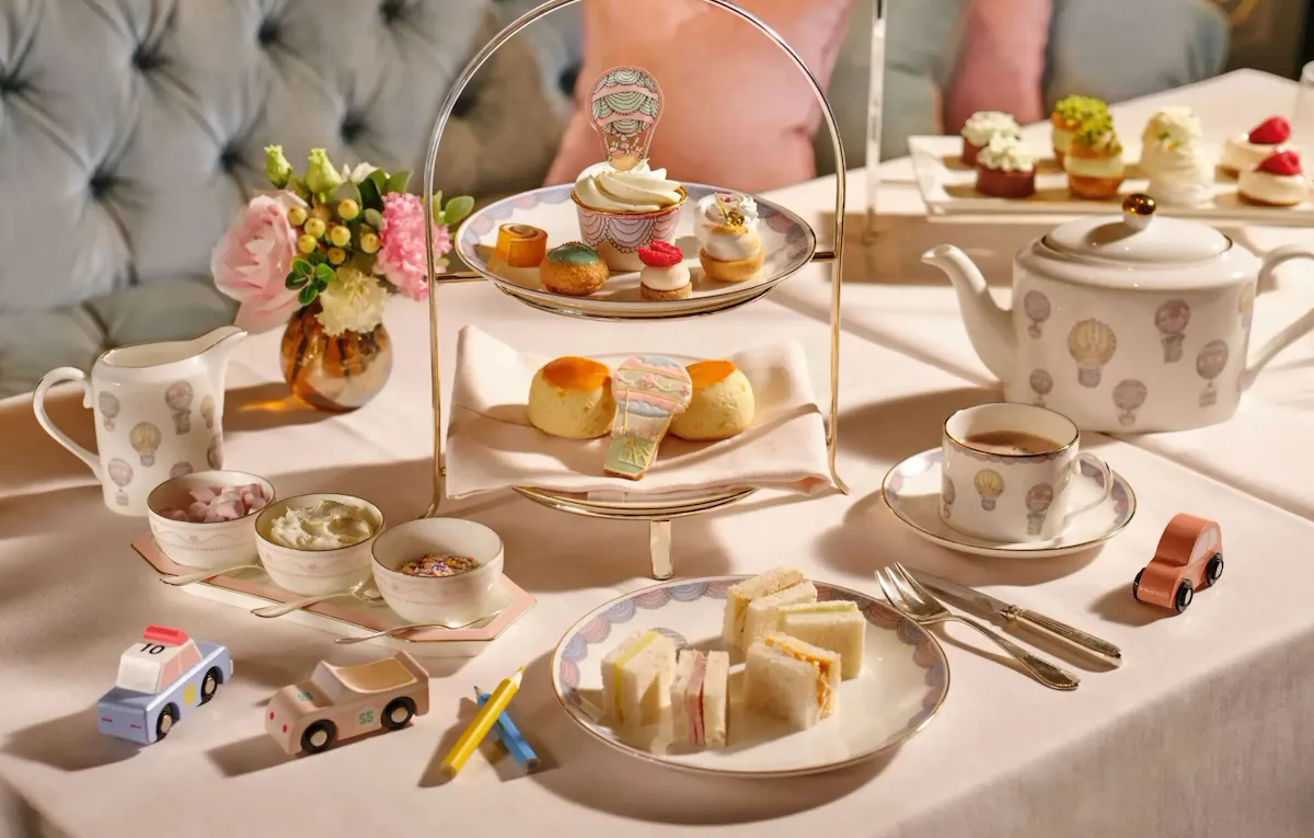 Atelier Choux Kids Afternoon Tea table setting