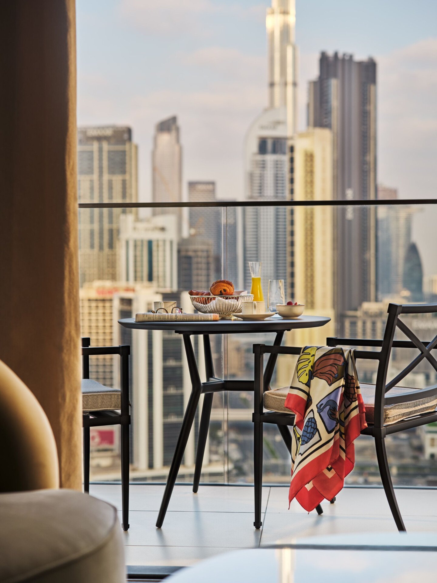 View from Marina suite at The Lana, Dubai