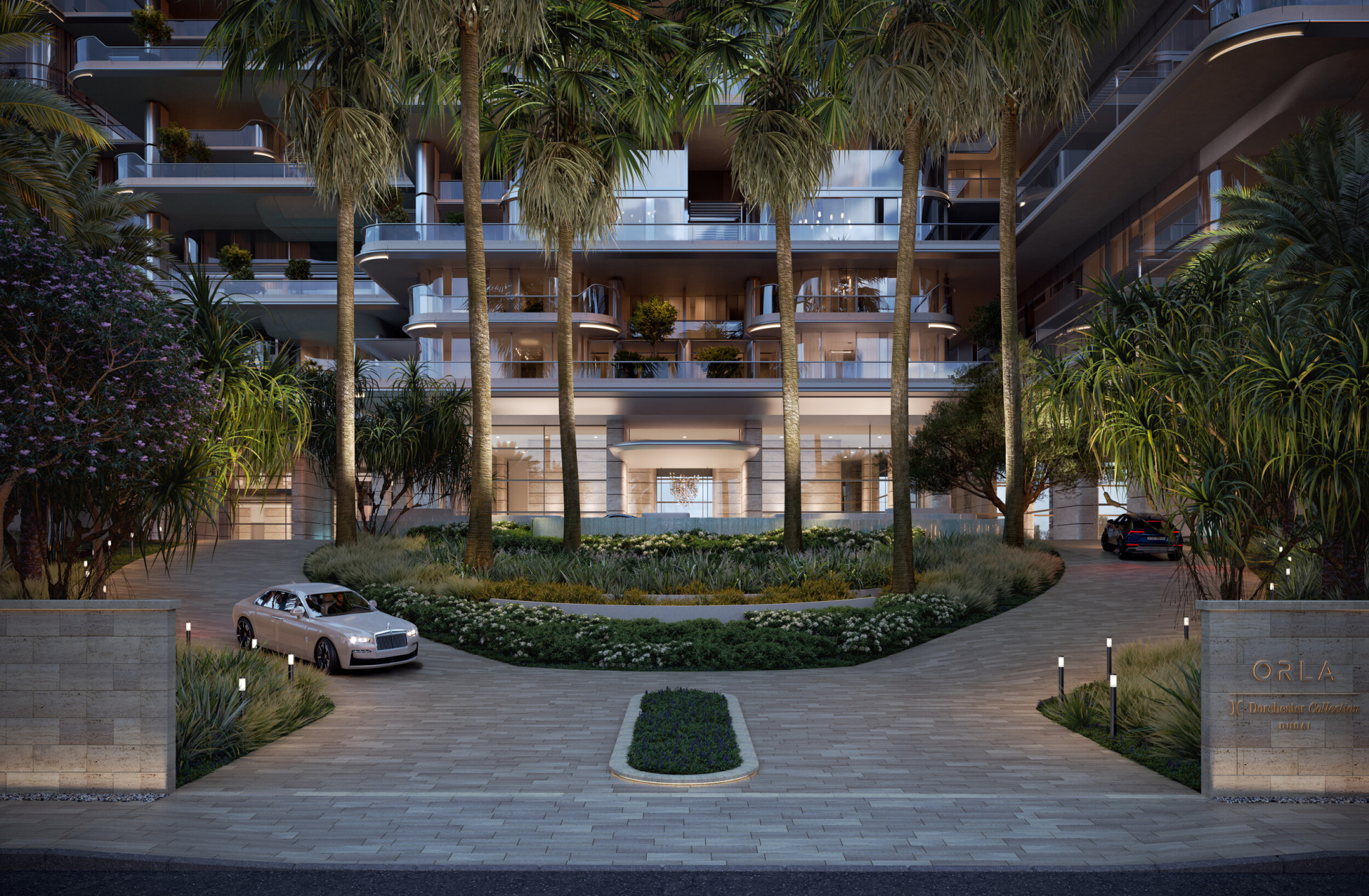 Orla residences building renders, Dubai