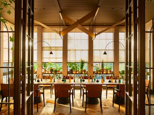 The Conservatory, private dining space at Woven by Adam Smith