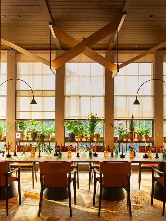 The Conservatory, private dining space at Woven by Adam Smith