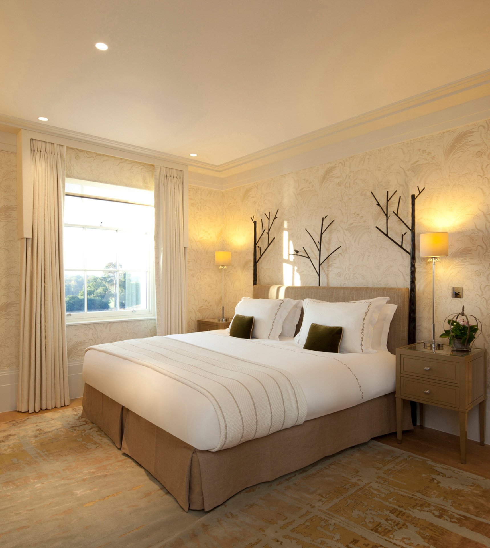 Mansion House superior room interior at Coworth Park, Ascot