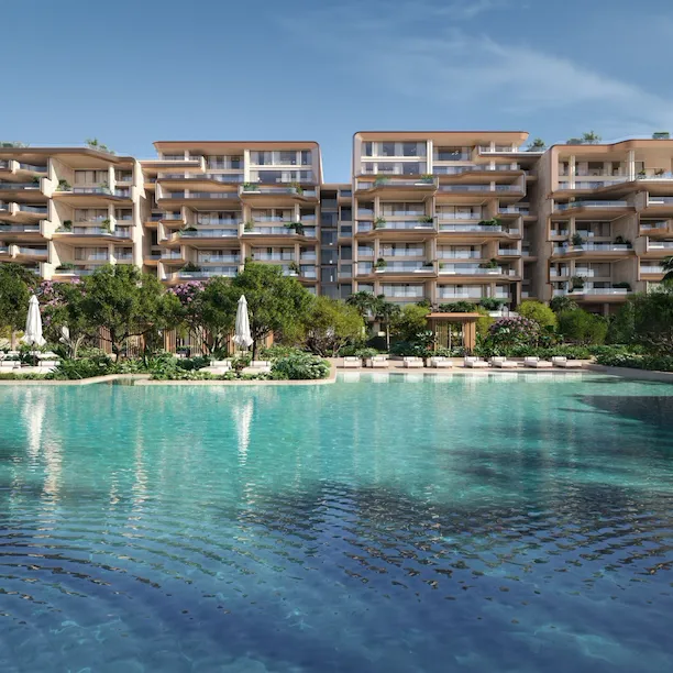 Render of The Alba residences, Dubai