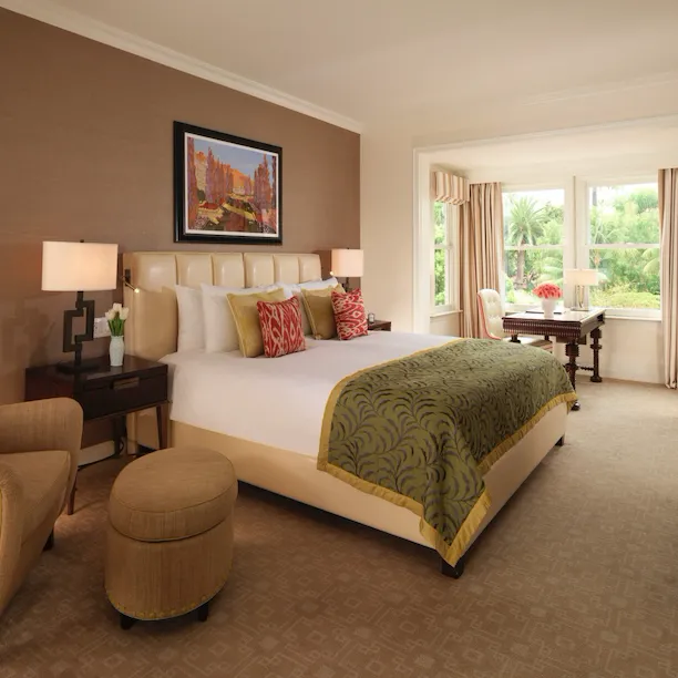 Superior guestroom at The Beverly Hills Hotel