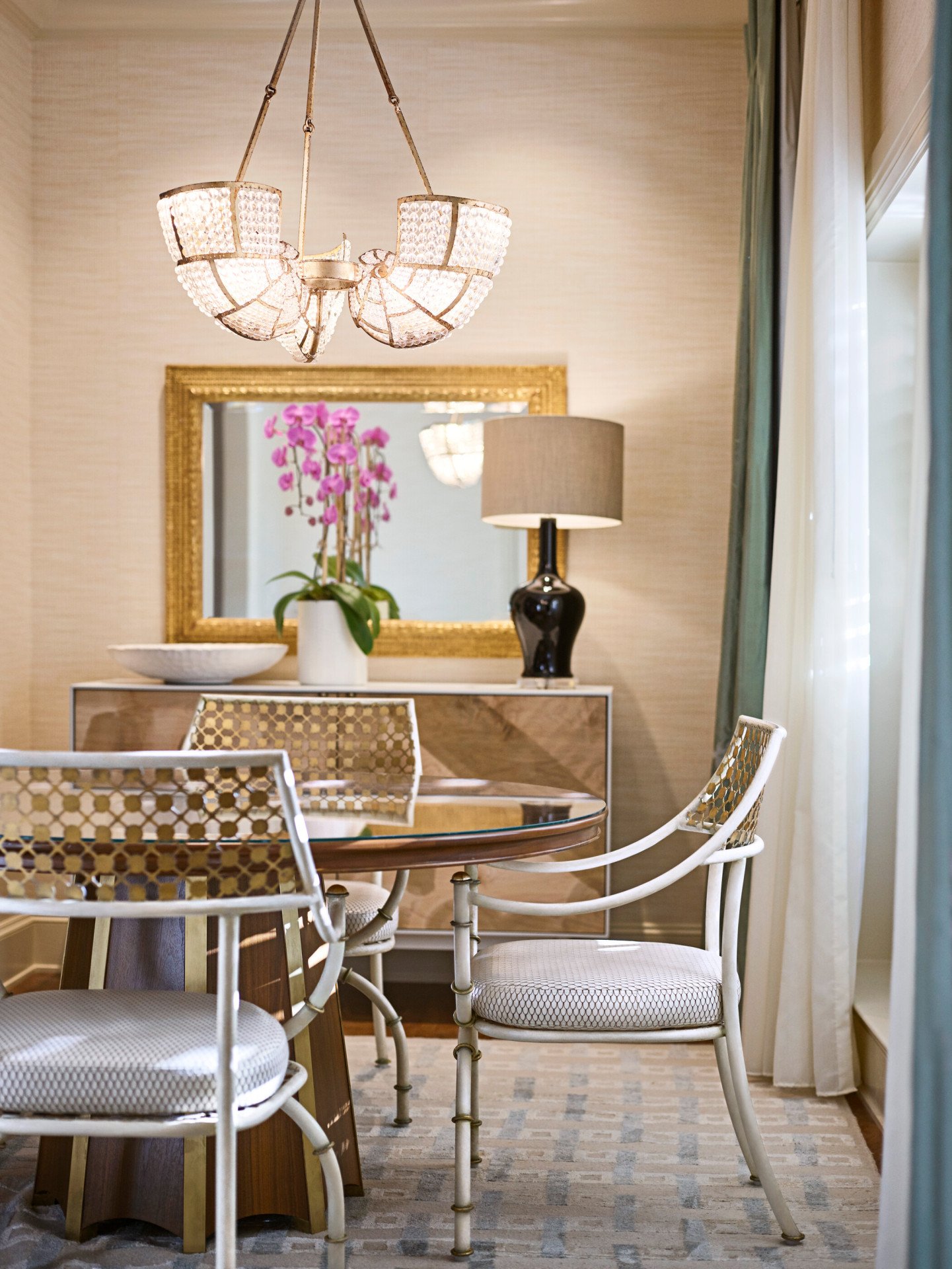 Bungalow 5A Dining Room at The Beverly Hills Hotel, Los Angeles 