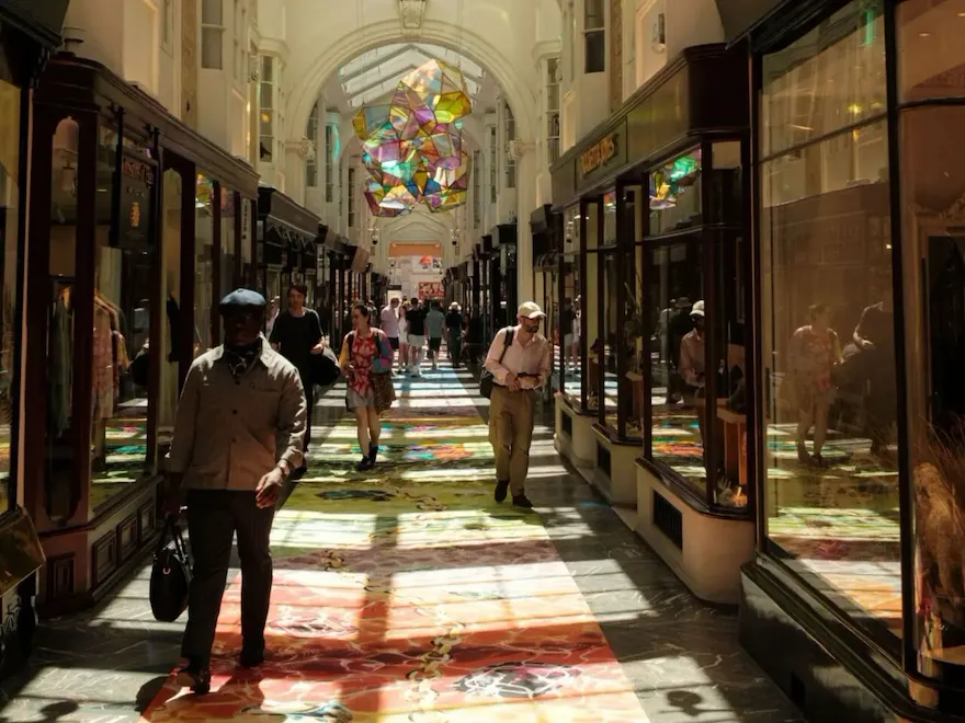 Iconic London destinations captured in soft, warm light during the day