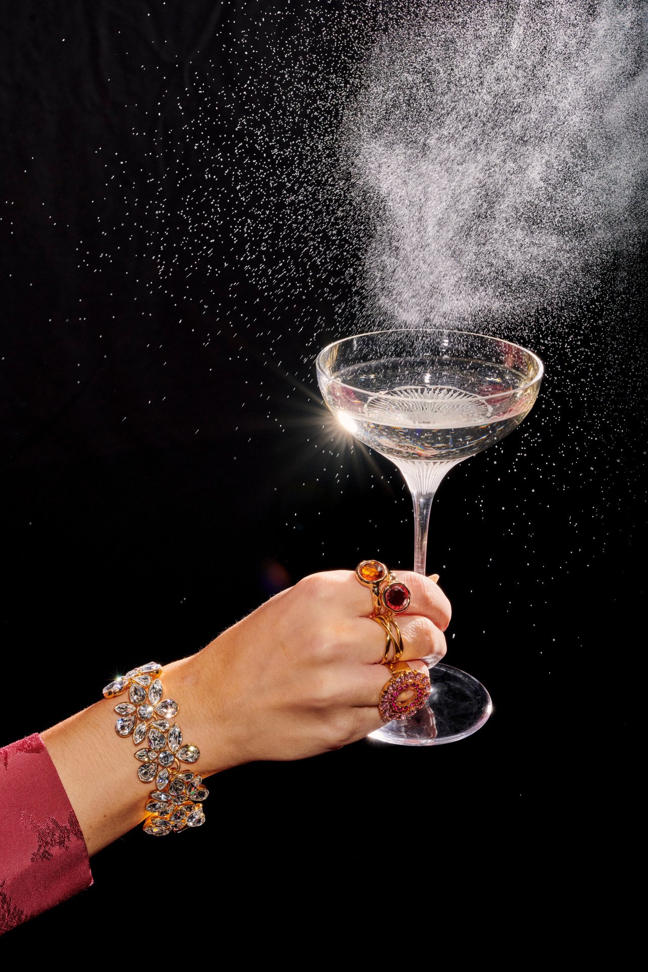 cocktail being held in Vesper bar