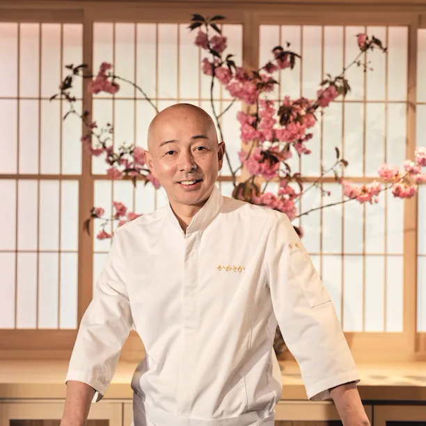 Team imagery at Sushi Kanesaka