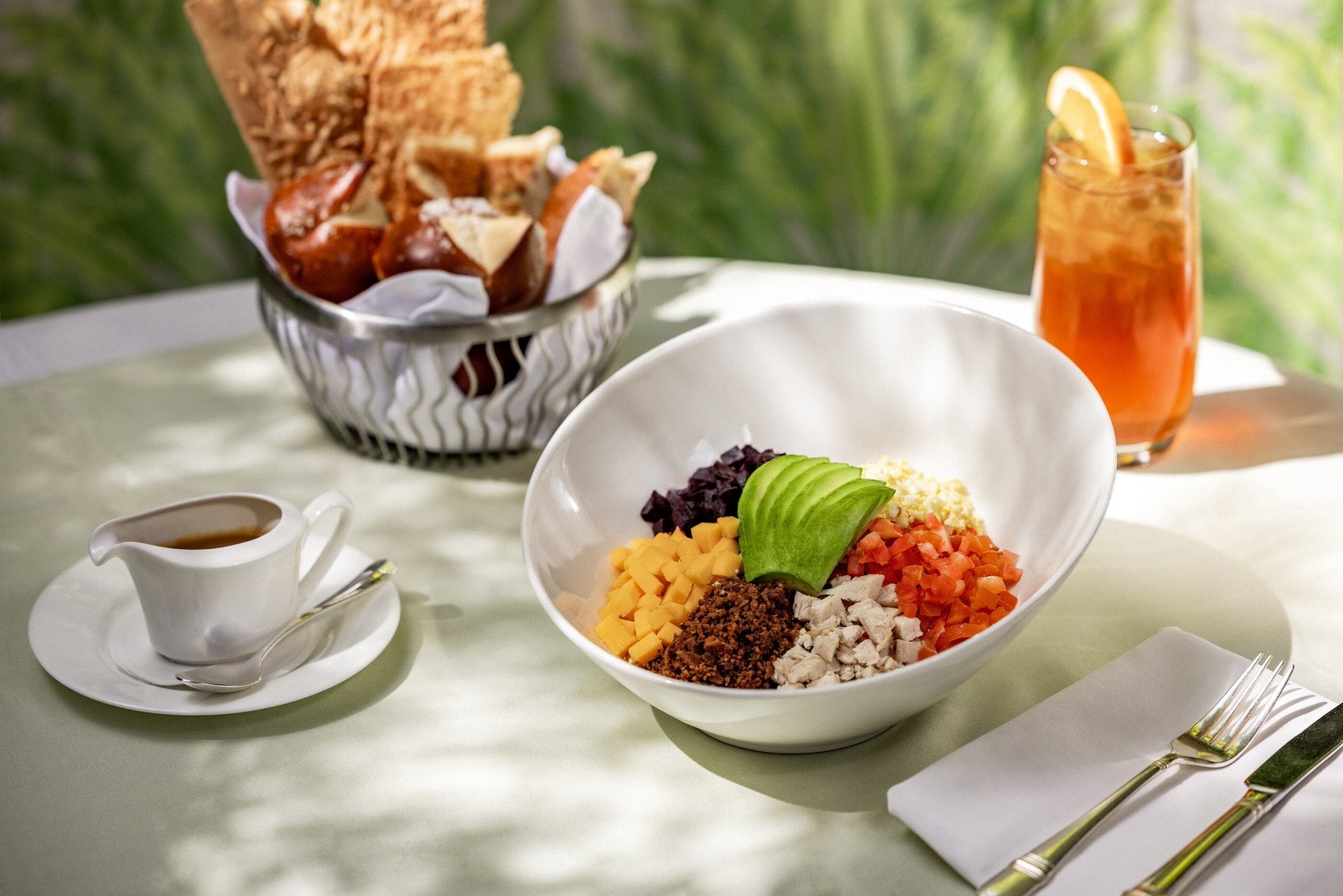 Mccarthy Salad lunch at Polo Lounge 