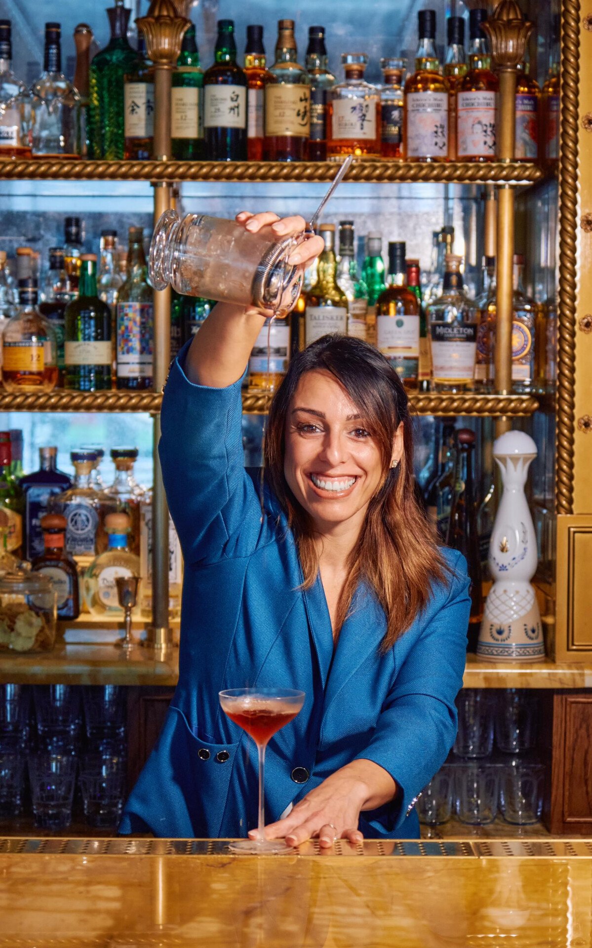 Lucia Montanelli at the Vesper Bar at The Dorchester