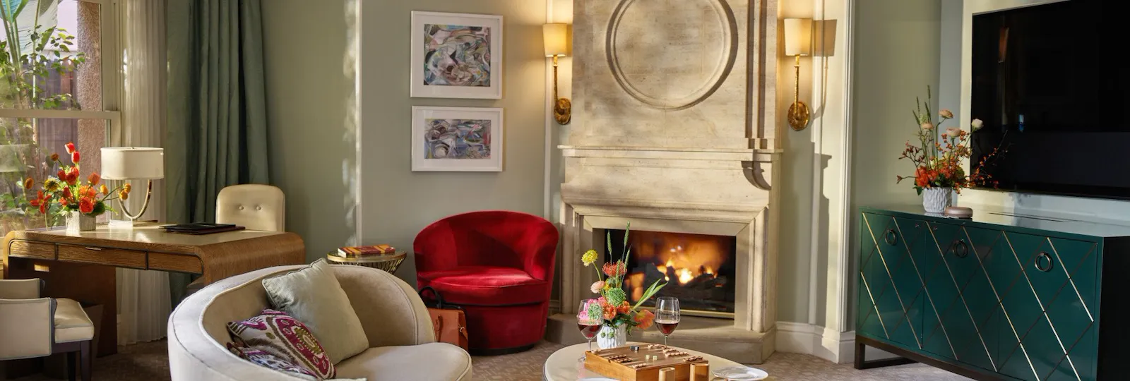 Beverly Hills Suite with Patio at The Beverly Hills Hotel, Beverly Hills, California