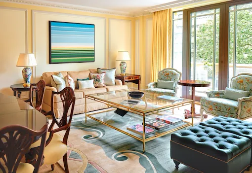 The Belgravia terrace suite at The Dorchetser