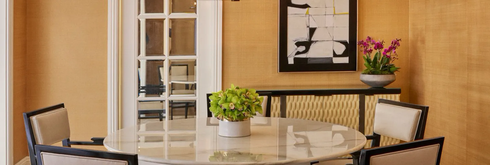 Bungalow 3A Dining Room at The Beverly Hills Hotel, Los Angeles