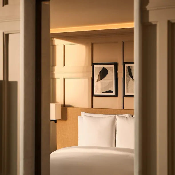 Panoramic suite interior at The Lana Dubai