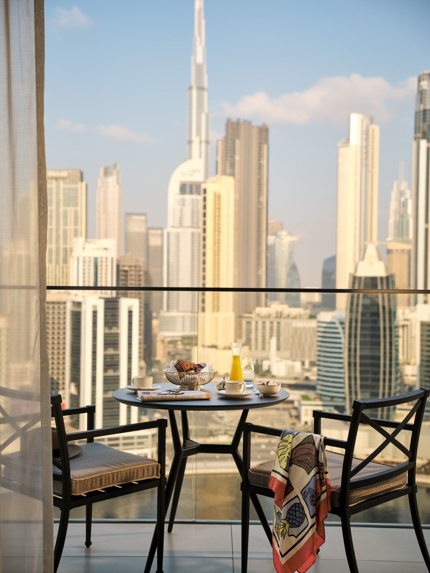 View from Marina suite at The Lana, Dubai