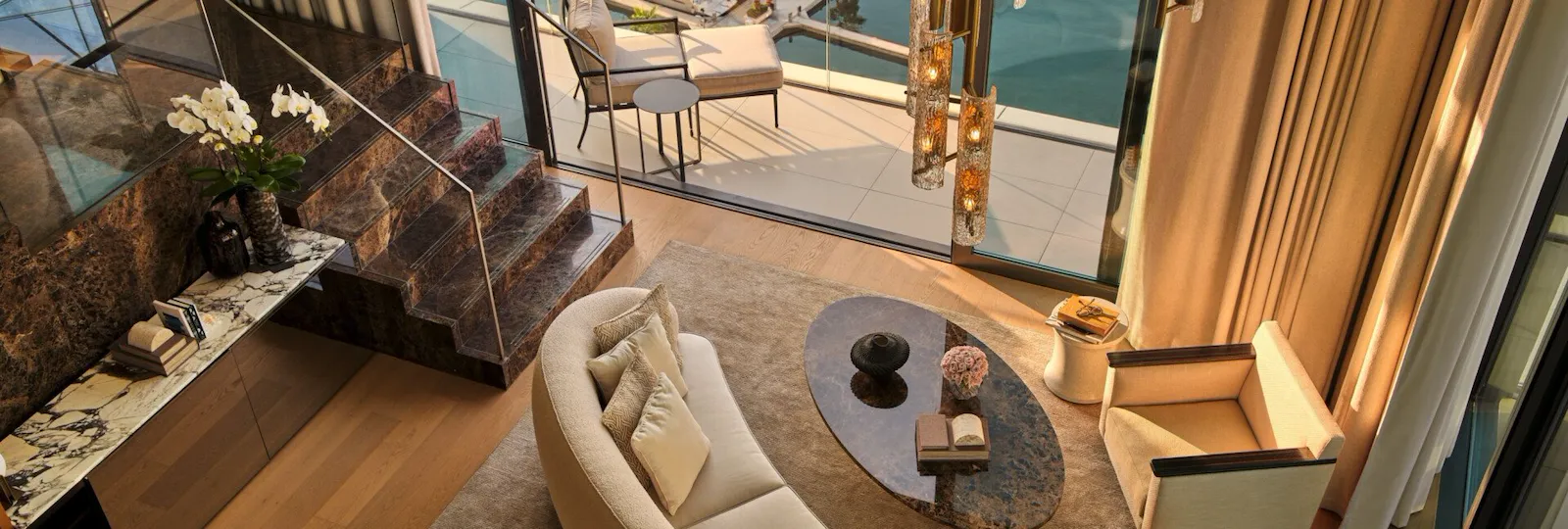 Marina Duplex suite interior at The Lana, Dubai