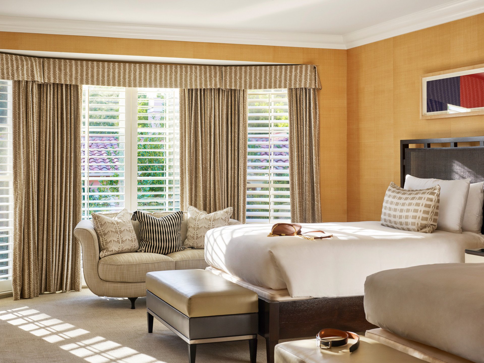 Bungalow 9B Bedroom, The Beverly Hills Hotel, Los Angeles 