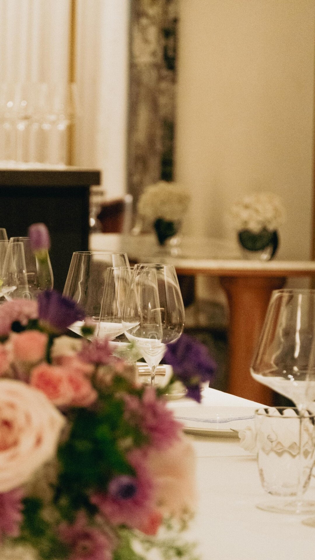 Wine dinner room at Riviera by Jean Imbert at The Lana, Dorchester Collection