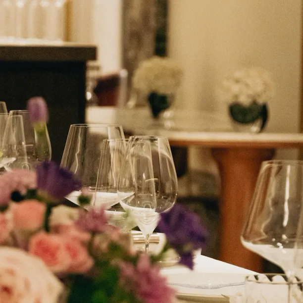 Wine dinner room at Riviera by Jean Imbert at The Lana, Dorchester Collection