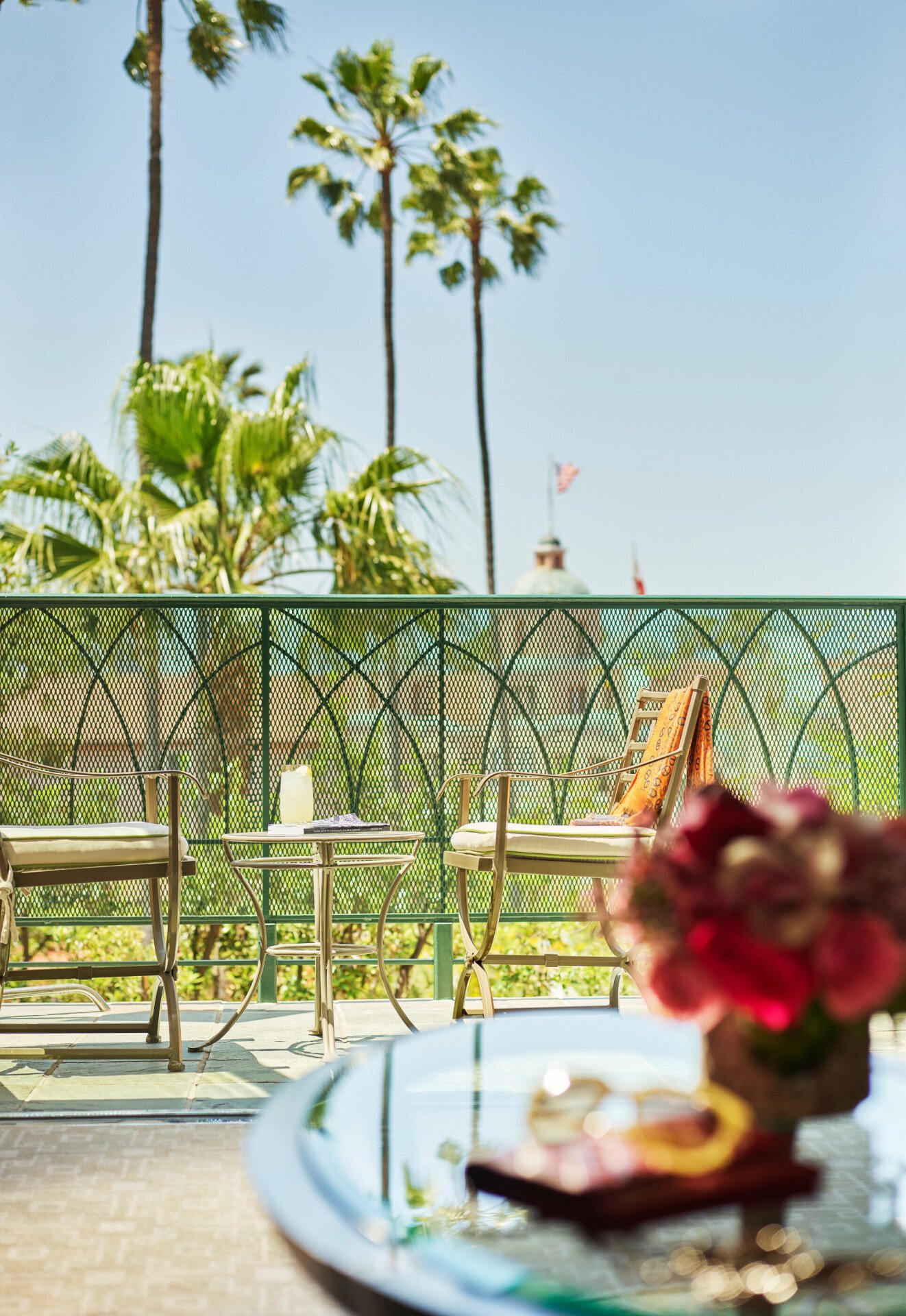 Outside space to enjoy in the deluxe with balcony rooms 