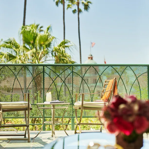 Outside space to enjoy in the deluxe with balcony rooms