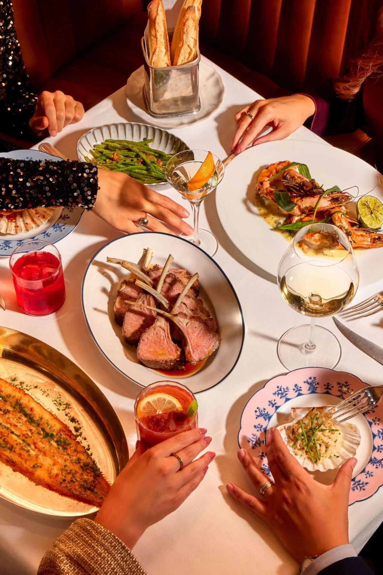 À la carte hero dishes at The Grill at The Dorchester