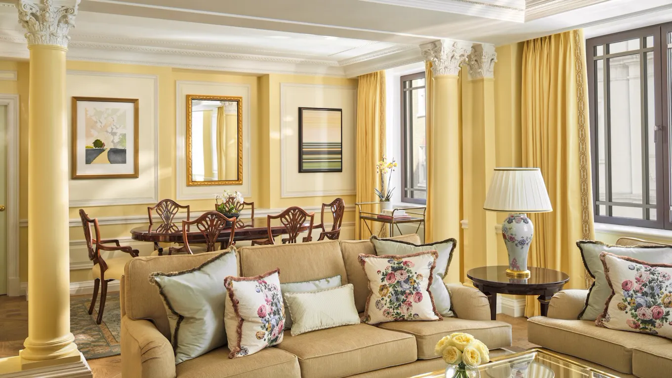 The Dorchester Suite in evening light