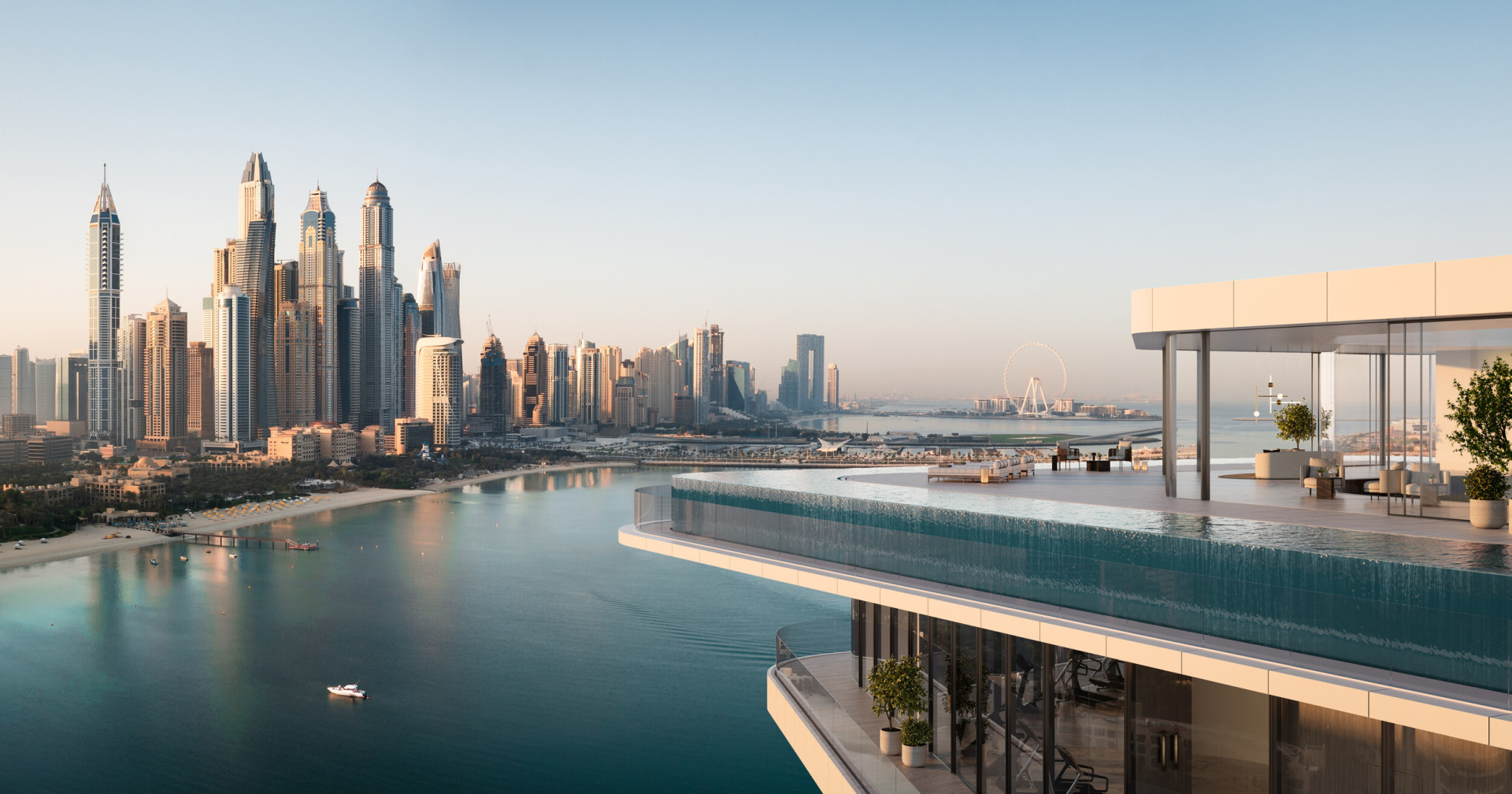 Sky Palace Penthouse exterior at Ava residences, Dubai