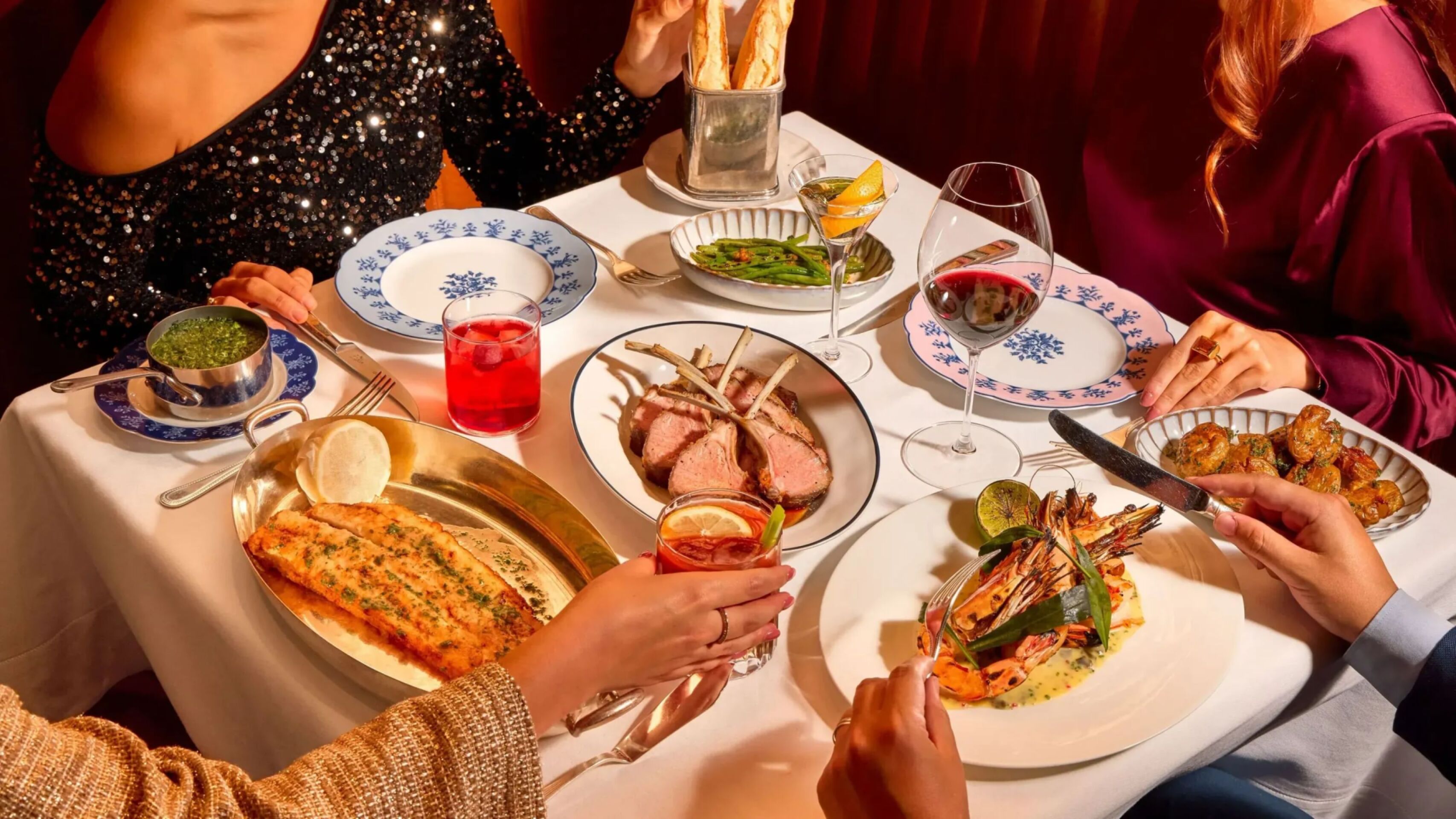 À la carte hero dishes at The Grill at The Dorchester