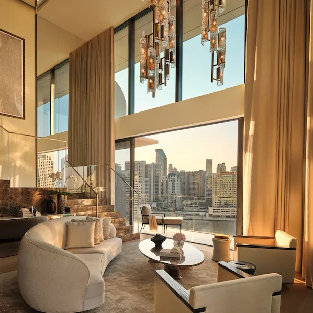 Marina Duplex suite interior at The Lana, Dubai