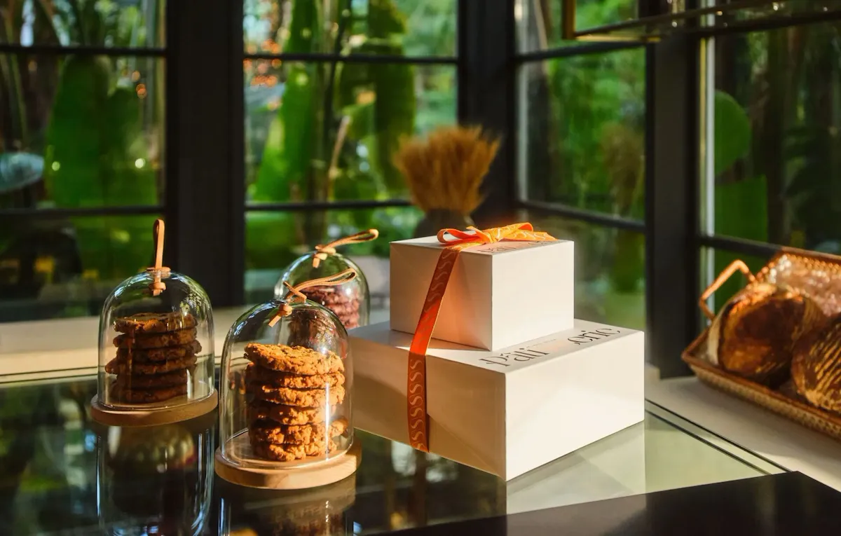 The Patisserie branded boxes moment