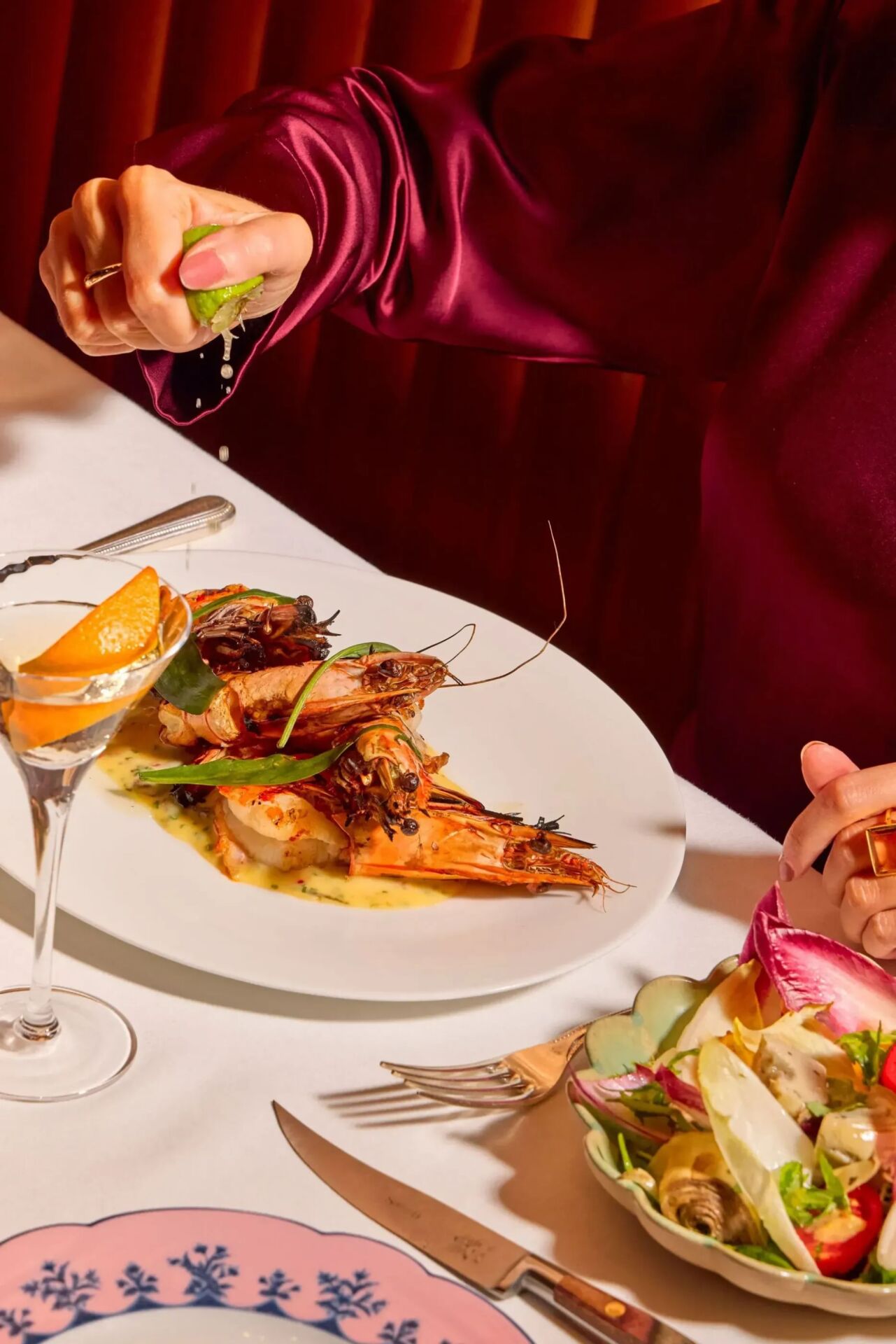 À la carte hero dishes at The Grill at The Dorchester