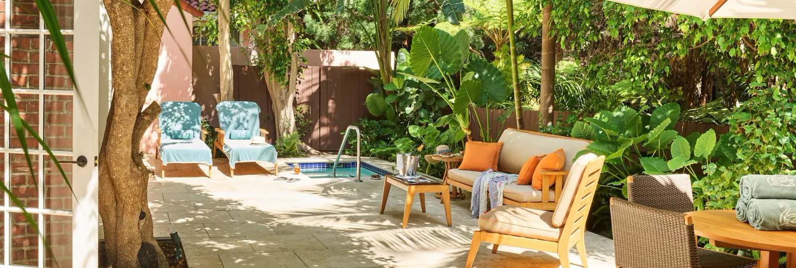 Swan Lake Suite private patio