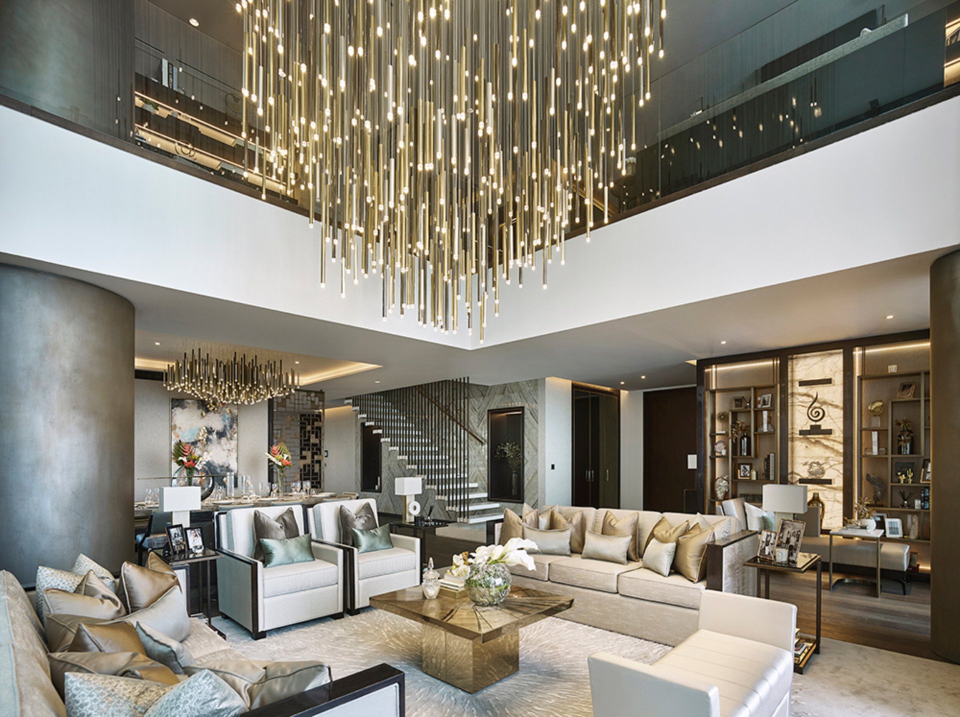 One at Palm Jumeirah Residences living room, Dubai