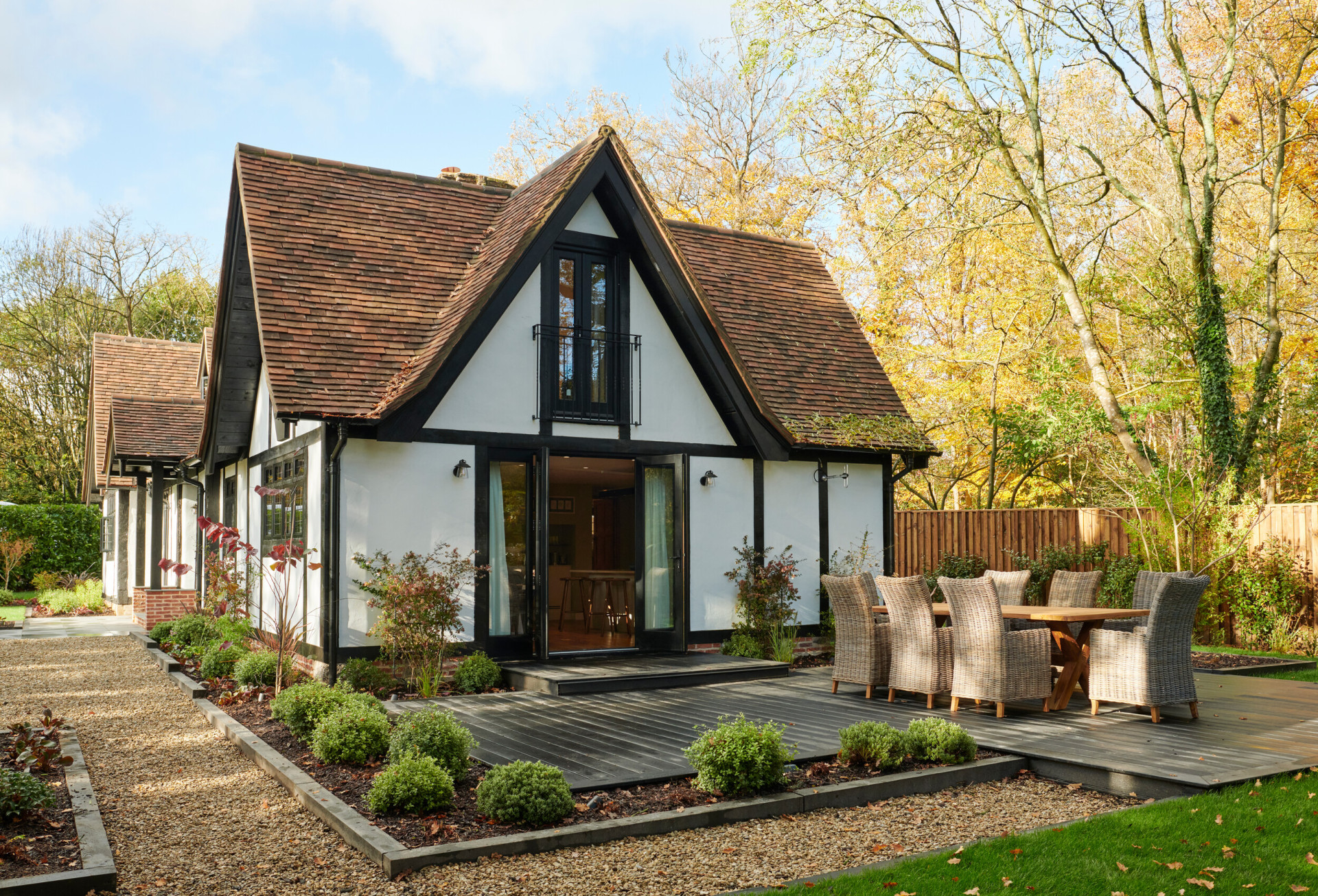 Coworth Park-North Lodge-Exterior on a winters day